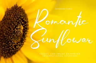 Romantic Sunflower Font Download