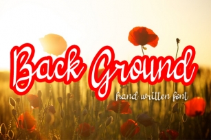 Back Ground Font Download
