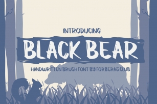 Black Bear Font Download