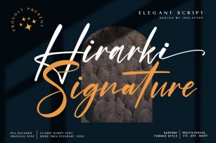 Hirarki Signature Font Download