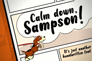Calm Down Sampson Font Download