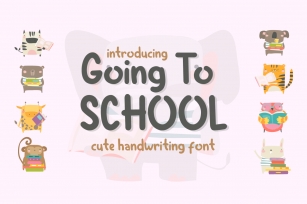 Going to School Font Download