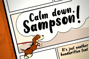 Calm Down Samps Font Download