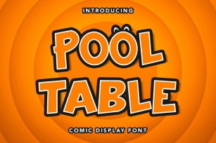 Pool Table Font Download