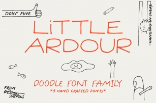 Little Ardour Family + Icons Font Download