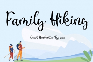 Family Hiking Font Download