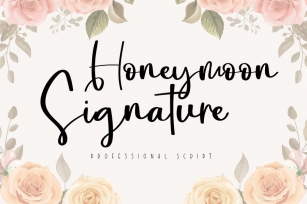 Honeymoon Signature Font Download