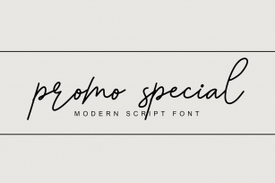 Promo Special Font Download
