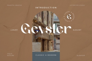 Geyster Modern/Vintage Font Download
