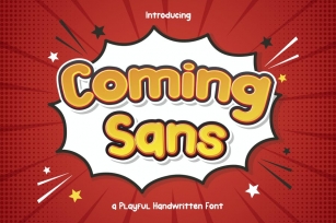 Coming Sans – Playful Handwritten Font Font Download