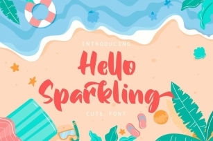 Web Hello Sparkling Font Download