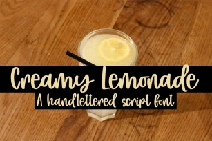 Web Creamy Lemonade Font Download