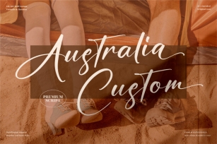 Australia Custom - Stylish Signature Font Font Download