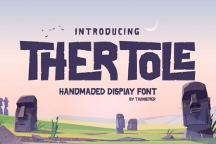 Thertole Unique Display Font Font Download