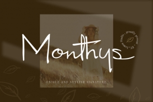 Monthys Font Download