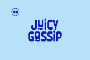 Juicy Gossip Font Download