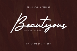 Beautyous Font Download