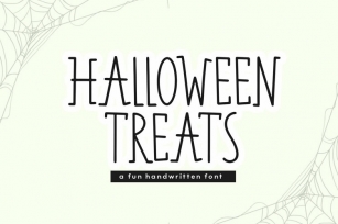 Web Halloween Treats Font Download
