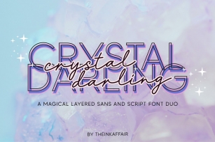 Crystal Darling Sans and Script Duo Font Download