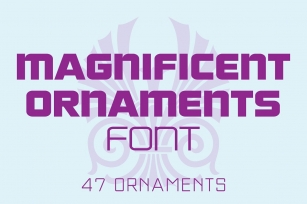Magnificent Ornaments Font Download