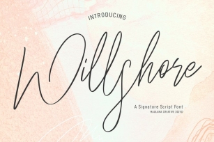 Willshore Signature Script Font Font Download