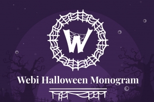 Webi Halloween Monogram Font Download