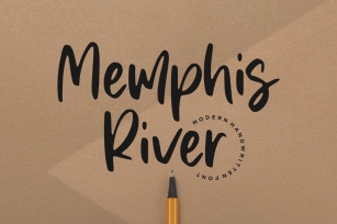 Memphis River Script Font YH Font Download