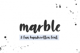 Marble | Handwritten Font Font Download