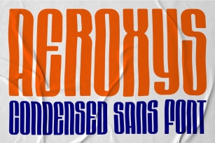 Aeroxys Condensed Display Sans Font Download