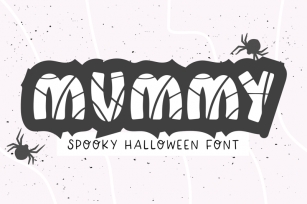 MUMMY Halloween Font Font Download