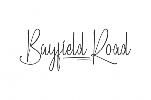 Bayfield Road Font Download
