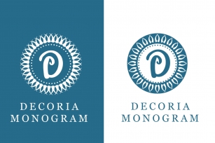 Decoria Monogram Font Download
