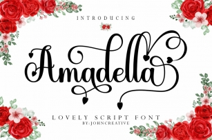 Amadella Script Font Download