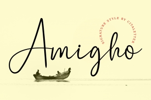 Amigho Signature Font Download