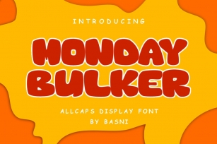 MONDAY BULKER Font Download