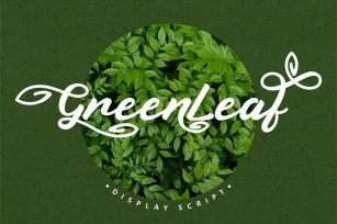 Green Leaf Font Download