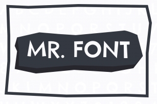 Mister Font Font Download