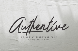 Authentive Font Download