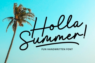 Holla Summer Font Download