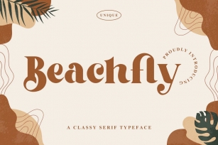 Beachfly – Classy Serif Typeface Font Download