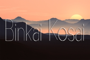 Binkai Kosai Font Download