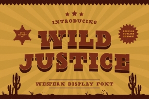 Wild Justice – Western Display Font Font Download