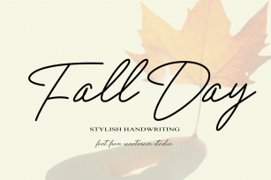 Fall Day Font Download