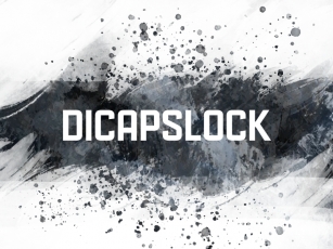 D Dicapslock Font Download