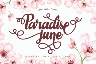 Paradise June Font Download