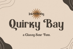 Quirky Bay – Classy Serif Font Font Download