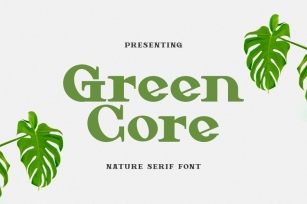 Green Core Font Download