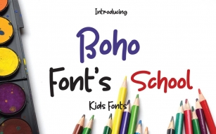 Boho School Font Download