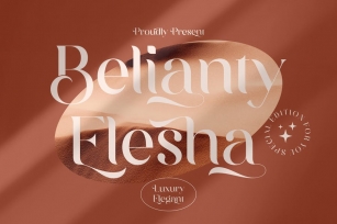 Belianty Elesha Elegant Serif Font LS Font Download