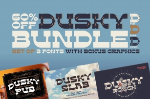 Dusky s BUNDLE! Font Download